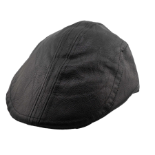  Férfi Golf Bőr   Téli Sapka Szín: Fekete férfi sapka