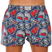 Férfi klasszikus boxeralsó Styx art klasszikus gumi túlméretezett harc (E1556) 4XL férfi alsó