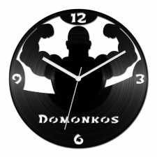  Férfi neves bakelit óra számokkal falióra
