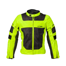  Férfi nyári motoros kabát W-TEC Fonteller Sárga-Szürke 6XL motoros kabát