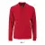  Férfi PERFECT hosszú ujjú galléros piké póló, SOLS SO02087, Red-XL