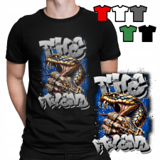  FÉRFI PÓLÓ - A BARÁT KOBRA KÍGYÓ VICCES MINTÁK - M férfi póló