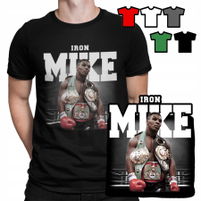  FÉRFI PÓLÓ MINTÁK - IRON MIKE TYSON BOKSZOLÓ MMA HARC - XXXL 3XL férfi póló