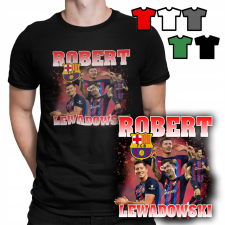 FÉRFI PÓLÓ MINTÁK - ROBERT LEFT.NDOWSKI FOCISTA - XL férfi póló