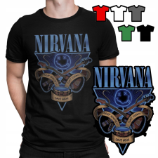  FÉRFI PÓLÓ MINTÁK VÁLASZTÁS - NIRVANA ROCK METÁL ZENE - XXXL 3XL férfi póló