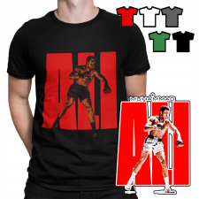 FÉRFI PÓLÓ - MUHAMMAD ALI BOKSZ MMA HARC KETREC - XXXL 3XL férfi póló