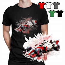 FÉRFI PÓLÓ PÓLÓ PÓLÓ MINTÁK A VÁLASZTÁS - F1 FORMULA VERSENYAUTÓK - XL férfi póló