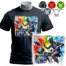 FÉRFI PÓLÓ PÓLÓ PÓLÓ MINTÁK A VÁLASZTÁS - ZENE ROCK DOBOK - 3XL férfi póló