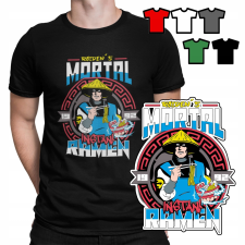 Férfi póló póló - Raidens Mortal KOMBAT PRESENT - M férfi póló