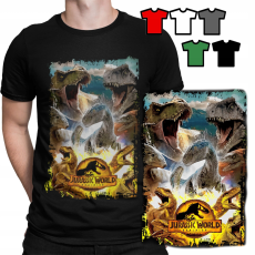  FÉRFI PÓLÓ T MINTÁK A VÁLASZTÁSOD SZERINT - JURASSIC PARK FILMEK - L