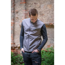  Férfi softshell mellény ALTISPORT ALM006517 ACÉLSZÜRKE méret: XL