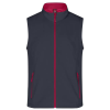  Férfi softshell mellény ALTISPORT NoPrint NP/ALM8211NJ VASSZÜRKE/PIROS méret: XXXL