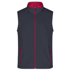 Férfi softshell mellény ALTISPORT NoPrint NP/ALM8211NJ VASSZÜRKE/PIROS méret: XXXL férfi mellény