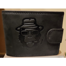  Férfi valódi bőr majmos pénztárca fekete színben pénztárca