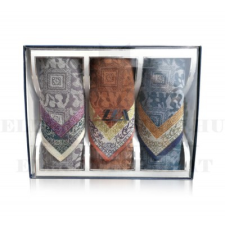  Férfi zsebkendő szett díszdobozban - 3 db ajándéktárgy