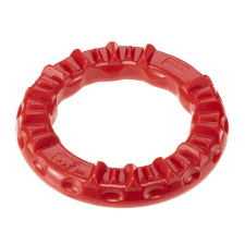 Ferplast Dental Smile L Rosso - tölthető karika kutyáknak Ø20X3,9cm (86793012) játék kutyáknak