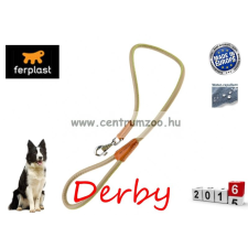 Ferplast Derby G7/110 Beige Bőr Póráz Erős Kivitelben (75383102) nyakörv, póráz, hám kutyáknak