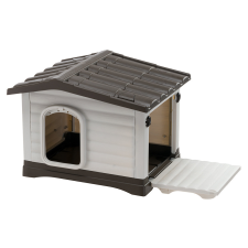 Ferplast Dogvilla 90 Outdoor kutyaház + meleg párnafekhely (87255099Io2) szállítóbox, fekhely kutyáknak