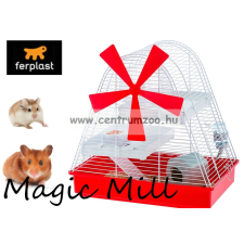  Ferplast Magic Mill 3 Szintes Felszerelt Ketrec - Hörcsög, Egér ketrec, szállítóbox rágcsálóknak