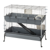  Ferplast Rabbit 120 Double Full nyúlketrec 2 ajtóval kerekes állvánnyal (57047817ZP)