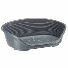 Ferplast SIESTA DELUXE 10 SÖTÉT SZÜRKE szállítóbox, fekhely kutyáknak