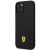 Ferrari FEHCP14MSIBK iPhone 14 Plus 6.7" fekete/fekete keménytokos szilikon fém logo
