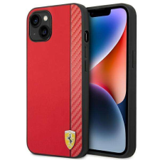 Ferrari FEHCP14SAXRE iPhone 14 6.1 "piros keménytok Carbon tok és táska