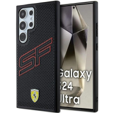 Ferrari FEHCS24LPINK Samsung S24 Ultra S928 fekete keménytok perforált tok és táska