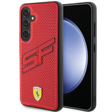 Ferrari FEHCS24MPINR Samsung S24+ S926 piros keménytok perforált tok és táska