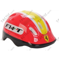 Ferrari Ferrari® "Kiddy" bukósisak M méretben - Piros színben rollerhez, gördeszkához vagy görkorcsolyához boksz és harcművészeti eszköz