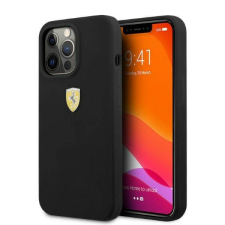 Ferrari FESSIHMP13XBK iPhone 13 Pro Max 6,7" fekete szilikon Magsafe keménytok tok és táska