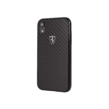 Ferrari Heritage Iphone XR valódi karbon tok, fekete (Fehcahci61Bk) tok és táska