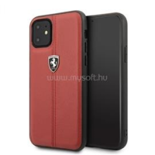 Ferrari iPhone 11 Pro Max függőlegesen csíkozott piros keménytok (FEHDEHCN65RE) tok és táska