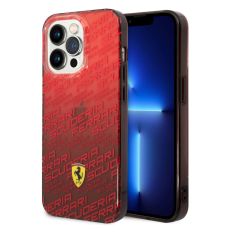 Ferrari iPhone 14 Pro Max hátlap tok, piros, Ferrari, FEHCP14XEAOR tok és táska