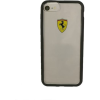 Ferrari Keménytok FEHCRFP7BK iPhone 7/8 / SE 2020 / SE 2022 Átlátszó Fekete Tok (FEHCRFP7BK)