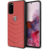 Ferrari Keménytok FEHQUHCS62RE Samsung Galaxy S20 G980 Piros Heritage Tok (69638-uniw)