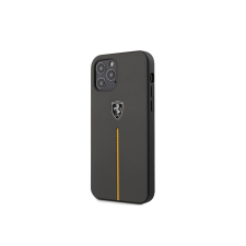 Ferrari Off Track Apple iPhone 12/12 Pro Szilikon Tok - Sötét szürke (FEOMSHCP12MDG) tok és táska