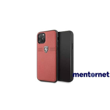 Ferrari Off Track iPhone 11 Pro piros szemcsés bőrtok tok és táska