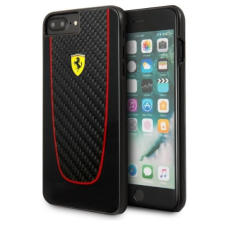 Ferrari Pit Stop Karbon kemény tok iPhone 7 Plus fekete tok és táska