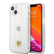 Ferrari &quot;3D Stripes&quot; iPhone 13 Pro (6,1&quot;) átlátszó hátlap tok tok és táska