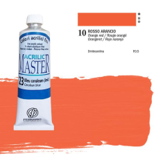 Ferrario Master akrilfesték, 60 ml - 10, orange red akrilfesték