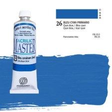 Ferrario Master akrilfesték, 60 ml - 26, cyan blue akrilfesték