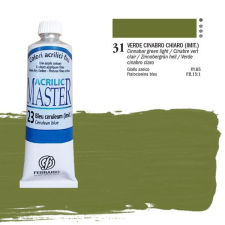 Ferrario Master akrilfesték, 60 ml - 31, cinnabar green light akrilfesték