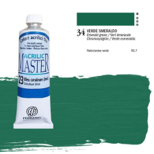 Ferrario Master akrilfesték, 60 ml - 34, emeraude green akrilfesték