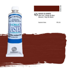 Ferrario Master akrilfesték, 60 ml - 43, mars red akrilfesték