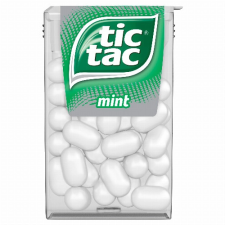 Ferrero Magyarország Kft. Tic Tac Mint mentolos ízű cukordrazsé 18 g csokoládé és édesség