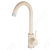 Ferro Álló mosogatócsap, gránit, homokszín, Freya, Ferro
