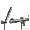 Ferro CIRICULUS kádcsaptelep zuhanyszettel, gun metal BCK11GM (BCK11GM)