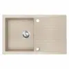 Ferro Mezzo II gránit kompozit mosogató 78x48 homokbézs