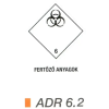  Fertözö anyag ADR 6.2